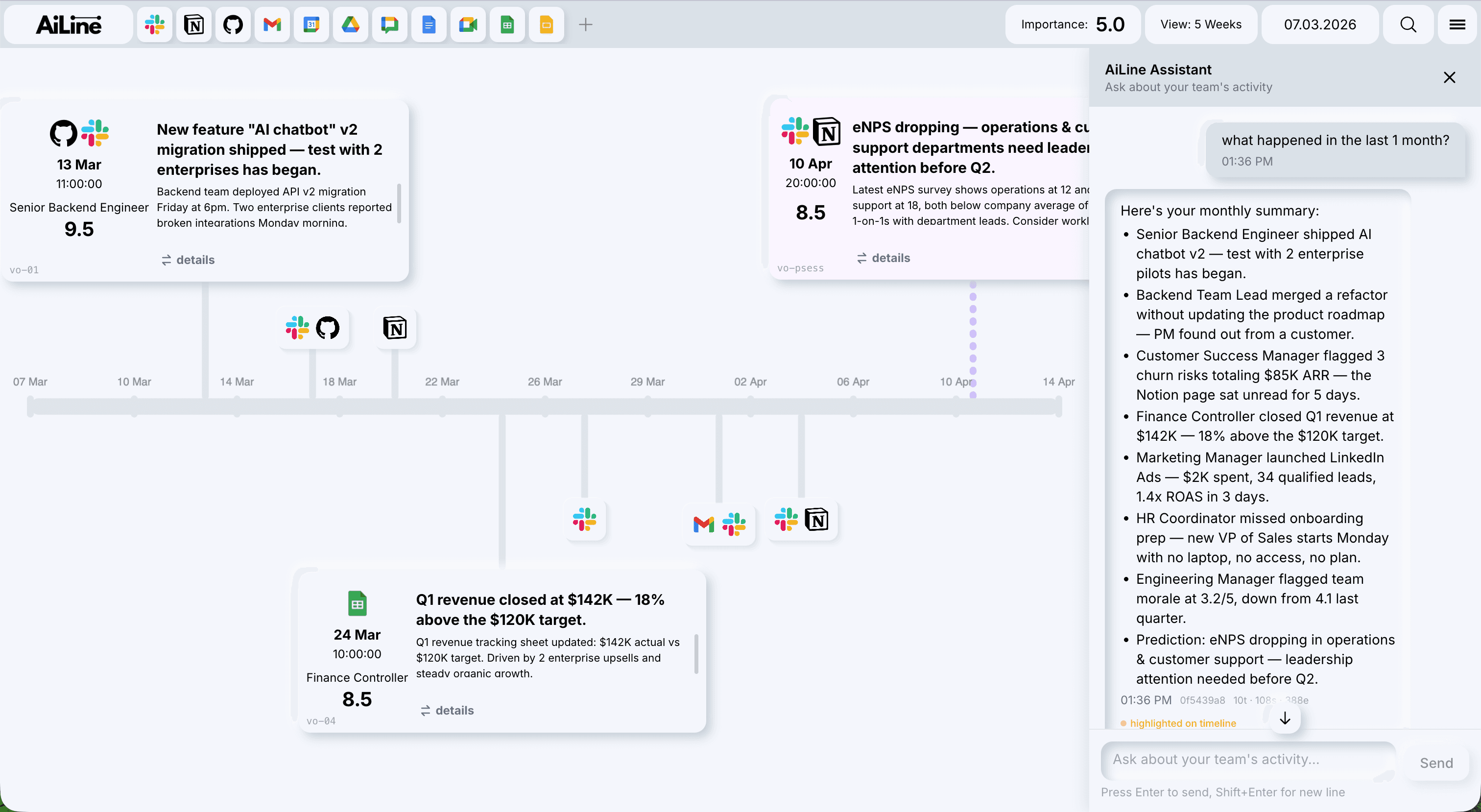 Founders — AI assistant open